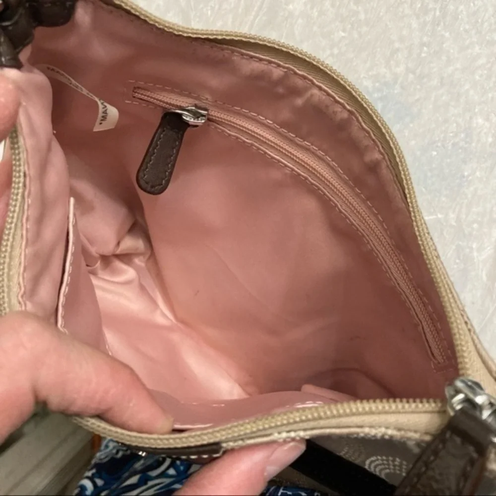 Coach Ashley op c brown crossbody bag